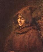 Rembrandt son Titus, as a monk, REMBRANDT Harmenszoon van Rijn